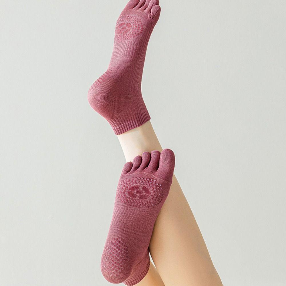 LOMBARD Vớ Cotton Năm Ngón Màu Sắc Thời Trang Mùa Thu Cho Nữ