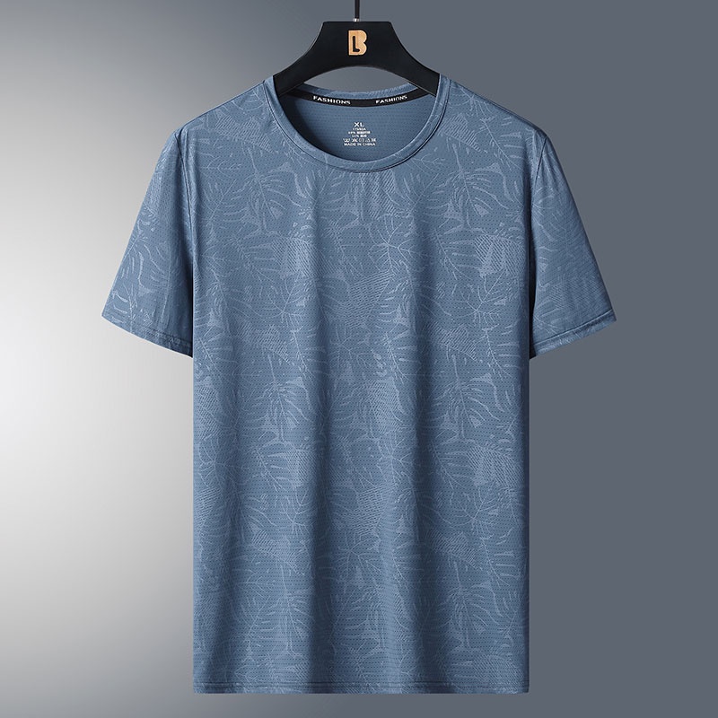 Áo Thun Thể Thao Tay Ngắn Dáng Suông Chất Liệu Mau Khô Năng Động Thời Trang Hè Cho Nam