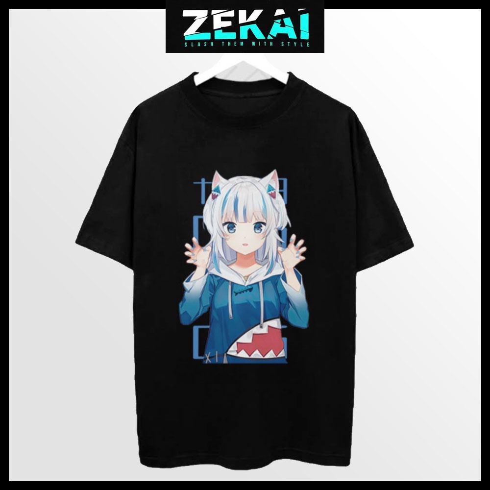 Áo thun in hình Hololive Gawr Gura Anime độc đẹp giá siêu rẻ cực HOT
