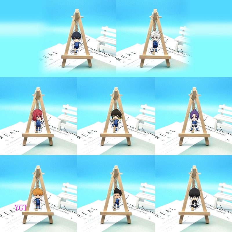 Ygt Móc Khóa Bằng PVC Trong Suốt Hình Nhân Vật Isagi Yoichi Bachira Chigiri