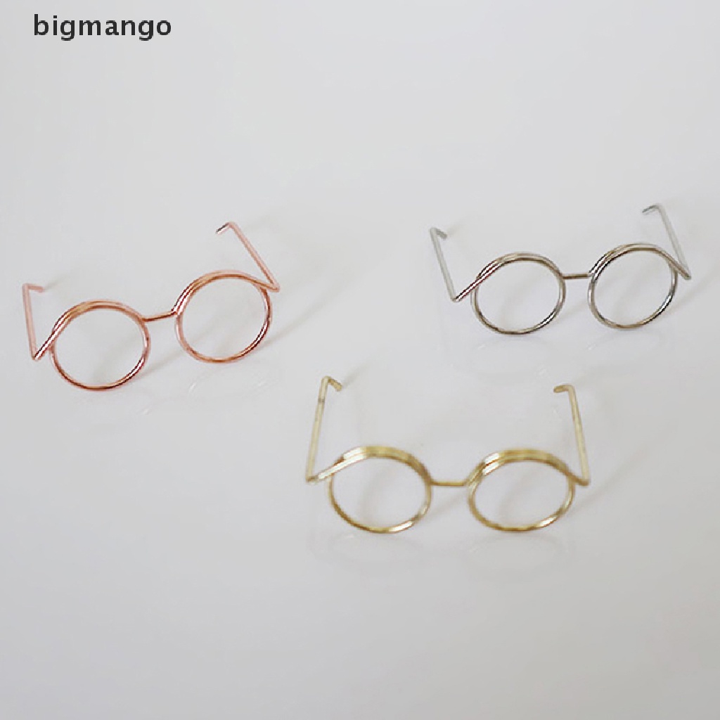 Kính Mắt Gọng Nhựa 3.5cm Trang Trí Nhà Búp Bê