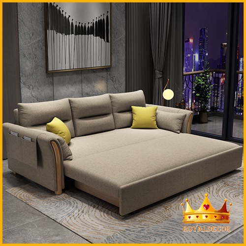 [BÁN CHẠY] Giường gấp gọn thông minh ROYALDECORHN sofa giường phòng khách đa năng khung thép, giường xếp đệm cao su | BigBuy360 - bigbuy360.vn