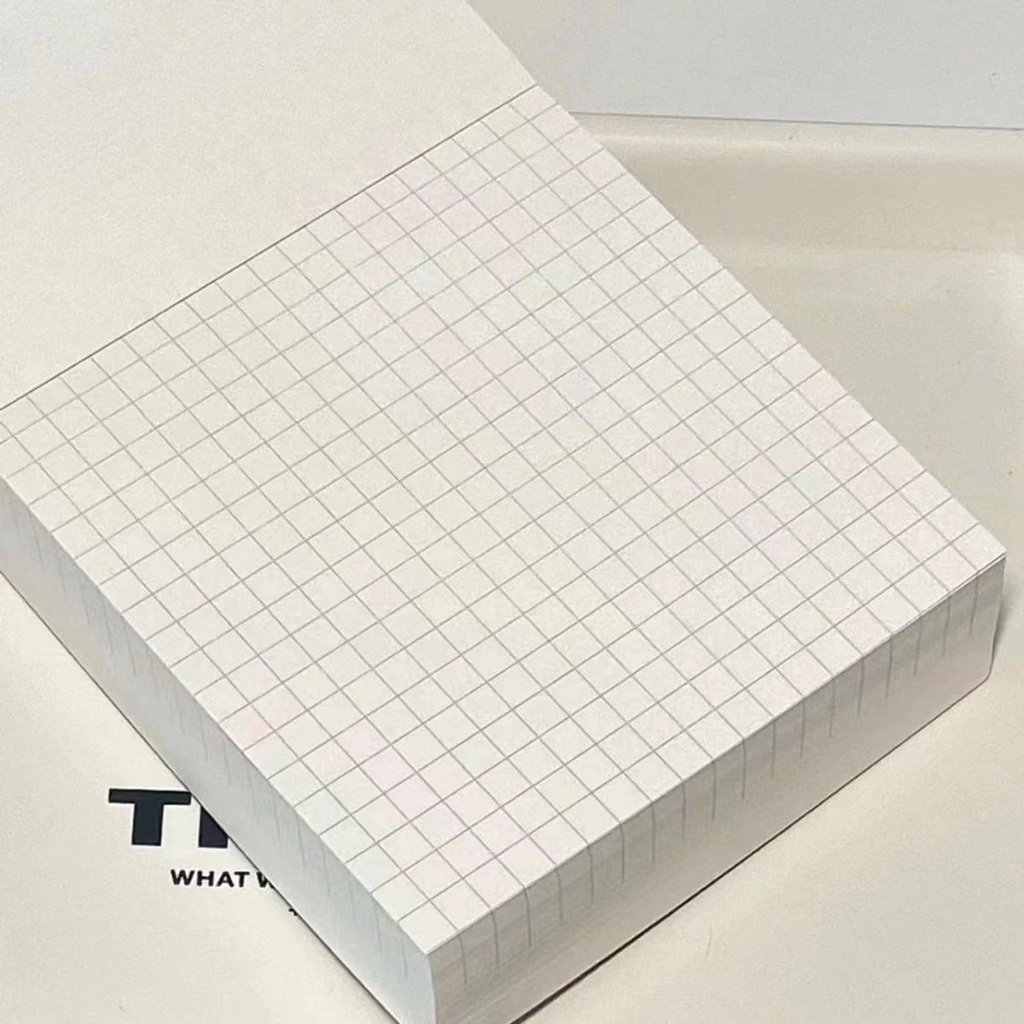 Giấy ghi chú NO31 450 tờ note mix giấy kẻ ngang/ caro/ trơn 3 in 1 phong cách Hàn Quốc