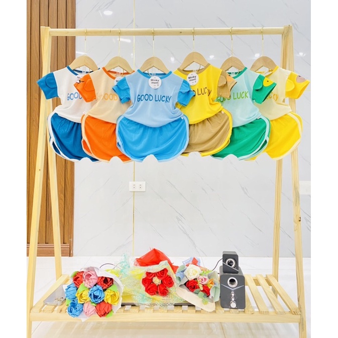 Bộ thun lạnh min ky mom cho bé 5-18kg