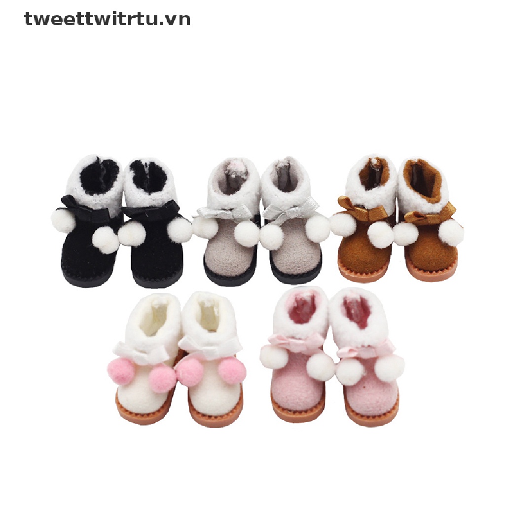 Giày Boot Đi Tuyết Cho Búp Bê Ob11 DOD Tỉ Lệ 1 / 12