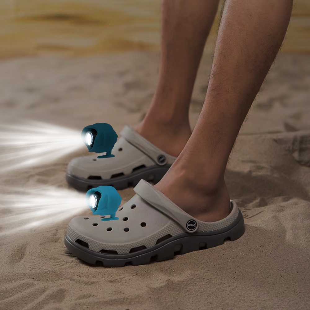 Đèn Pha 3 Chế Độ Gắn Giày Chạy Bộ / Cắm Trại / Đi Bộ Ban Đêm Cho Bé