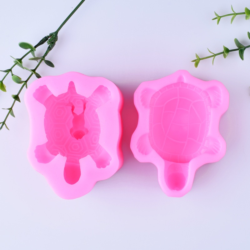 Khuôn Silicone Tạo Hình Làm Xà Phòng Hình Rùa DIY