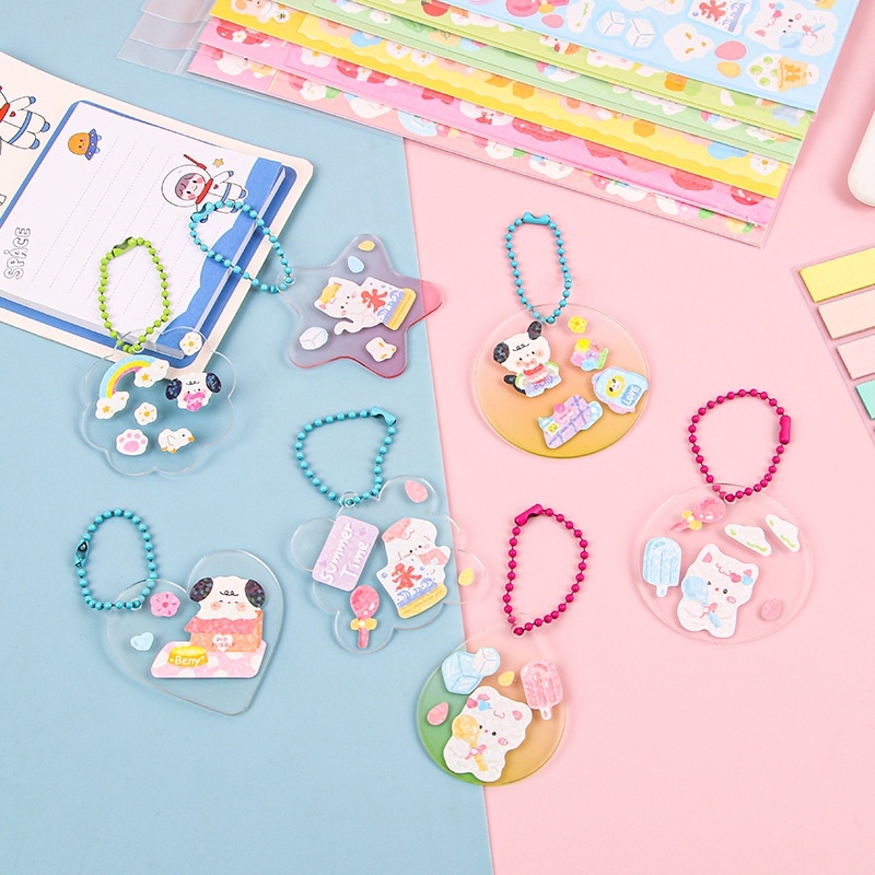 Miếng Dán Trang Trí Hình Guka Dễ Thương Chống Thấm Nước DIY