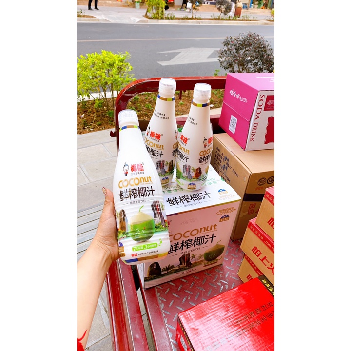 Nước sữa dừa thơm mát, hàng nội địa Trung - Chai lớn 1,2l