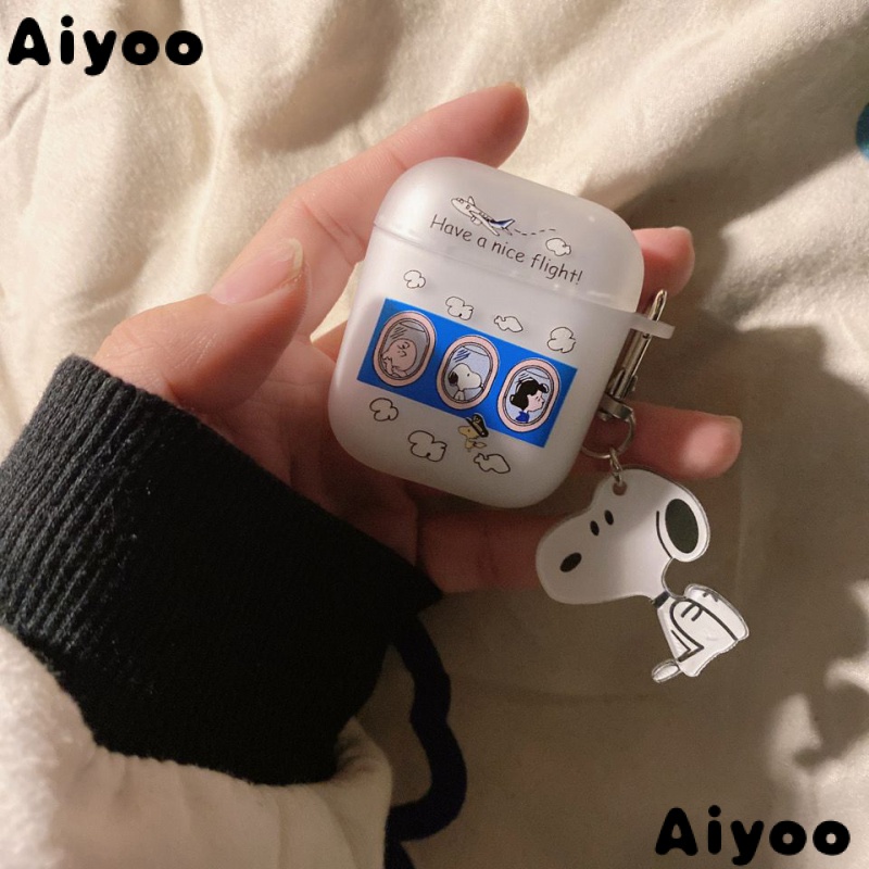 Vỏ Bảo Vệ Hộp Sạc Tai Nghe Bluetooth Không Dây AirPods 12th Generation 3rd 1Airpods23 / WG48 Họa Tiết Hoạt Hình Snoopy Dễ Thương