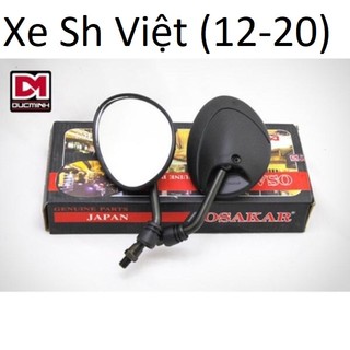 Gương tai meo, tai thỏ xe máy Osakar kiếng nhỏ gọn, chân ngắn