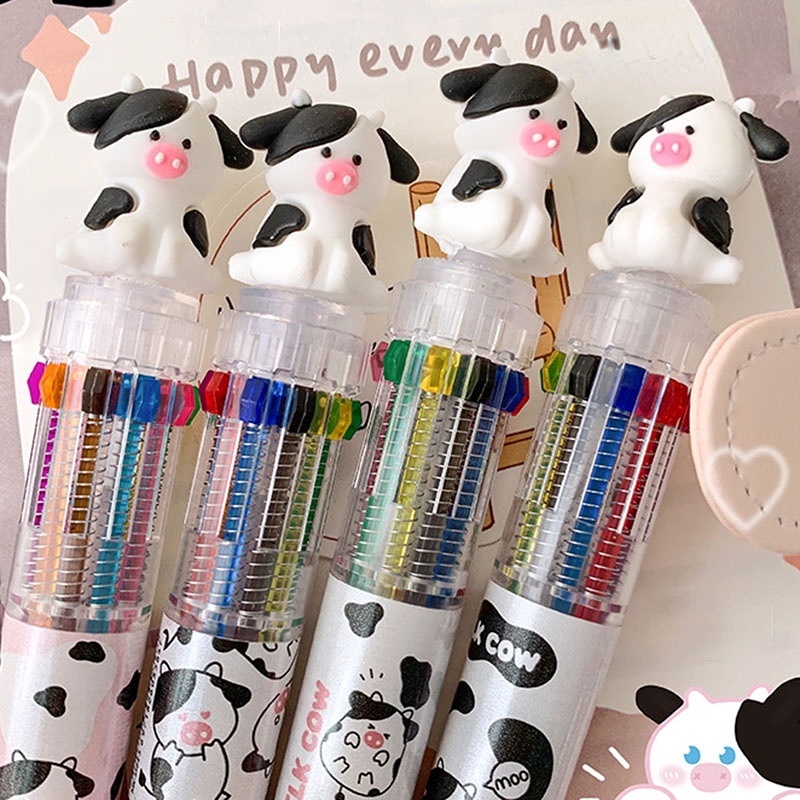 Bút Bi 10 Màu Sắc Khác Nhau