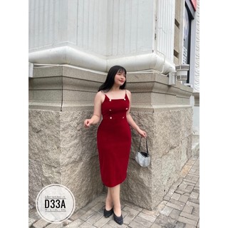 BIGSIZE Đầm nhung 2S D33A