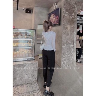 Áo len tăm mũ cổ cúc siêu hot hit .