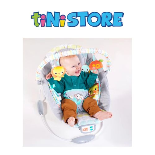 tiNiStore-Đồ chơi ghế rung họa tiết động vật hoang dã Bright Starts 11805