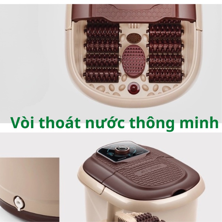 Bồn ngâm chân Juti Home nước nóng 500W massage hồng ngoại cắm điện có bảo hành