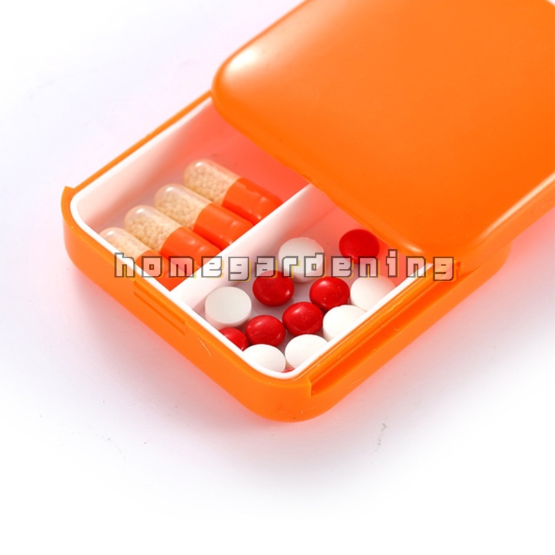 Hộp Đựng Thuốc 2 Ngăn Dễ Dàng Mang Theo