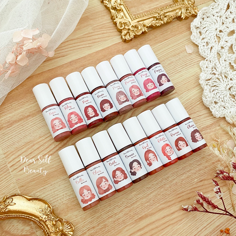 Son kem siêu nhẹ không trôi mini - Đỏ đô đậm  - Dear Self Beauty Blurmatte