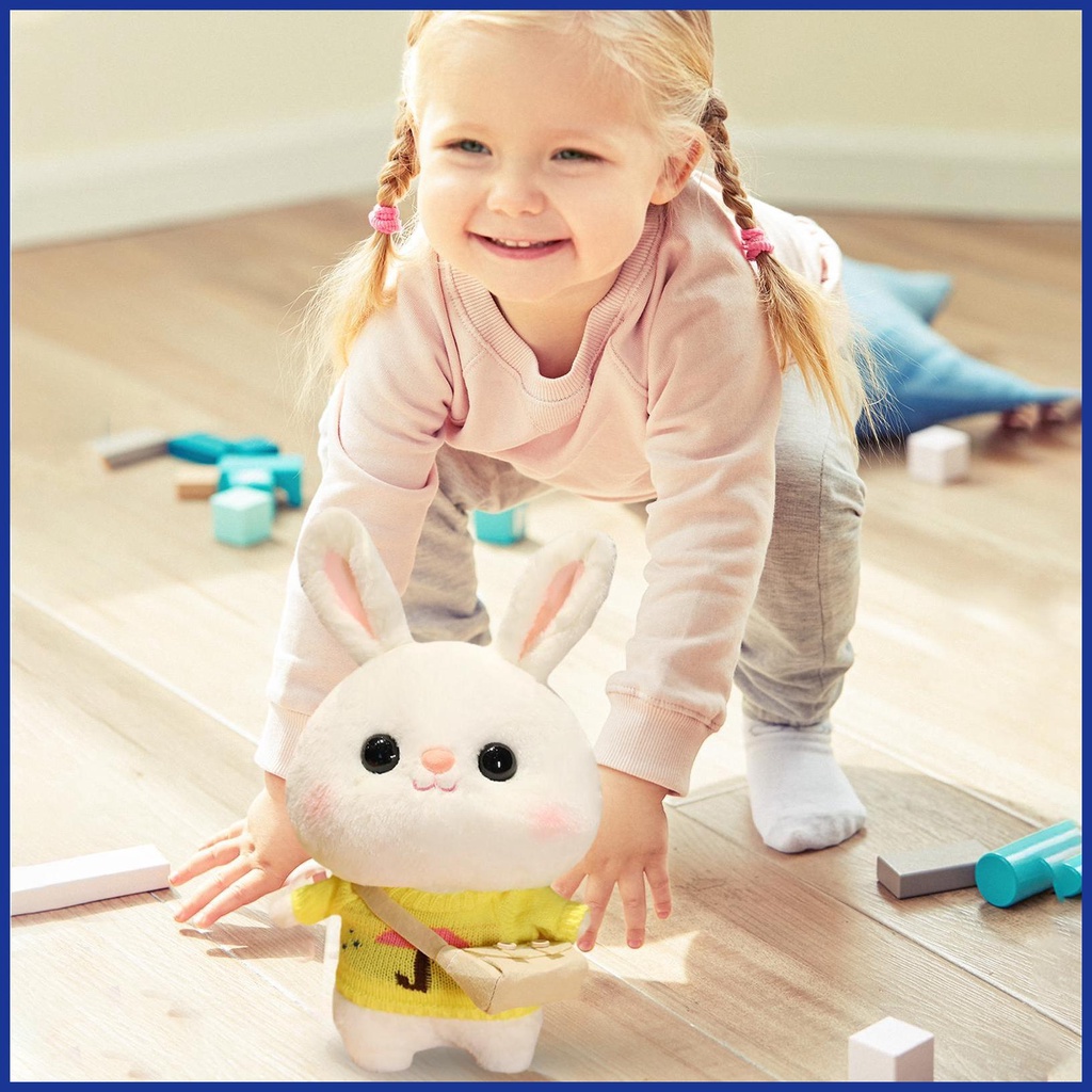 Đồ chơi nhồi bông Hình Thỏ Dễ Thương Cho Bé