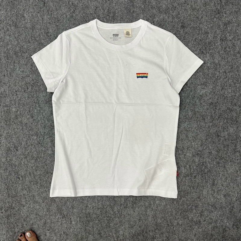 Áo thun levis in thêu hình dễ thương vnxk