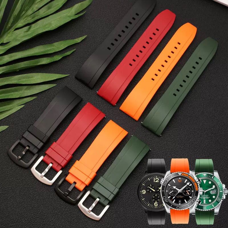 Dây Đeo Đồng Hồ Bằng Cao Su silicone Chống Nước Cho Shuigui / Jinggong Số 5 20 22MM