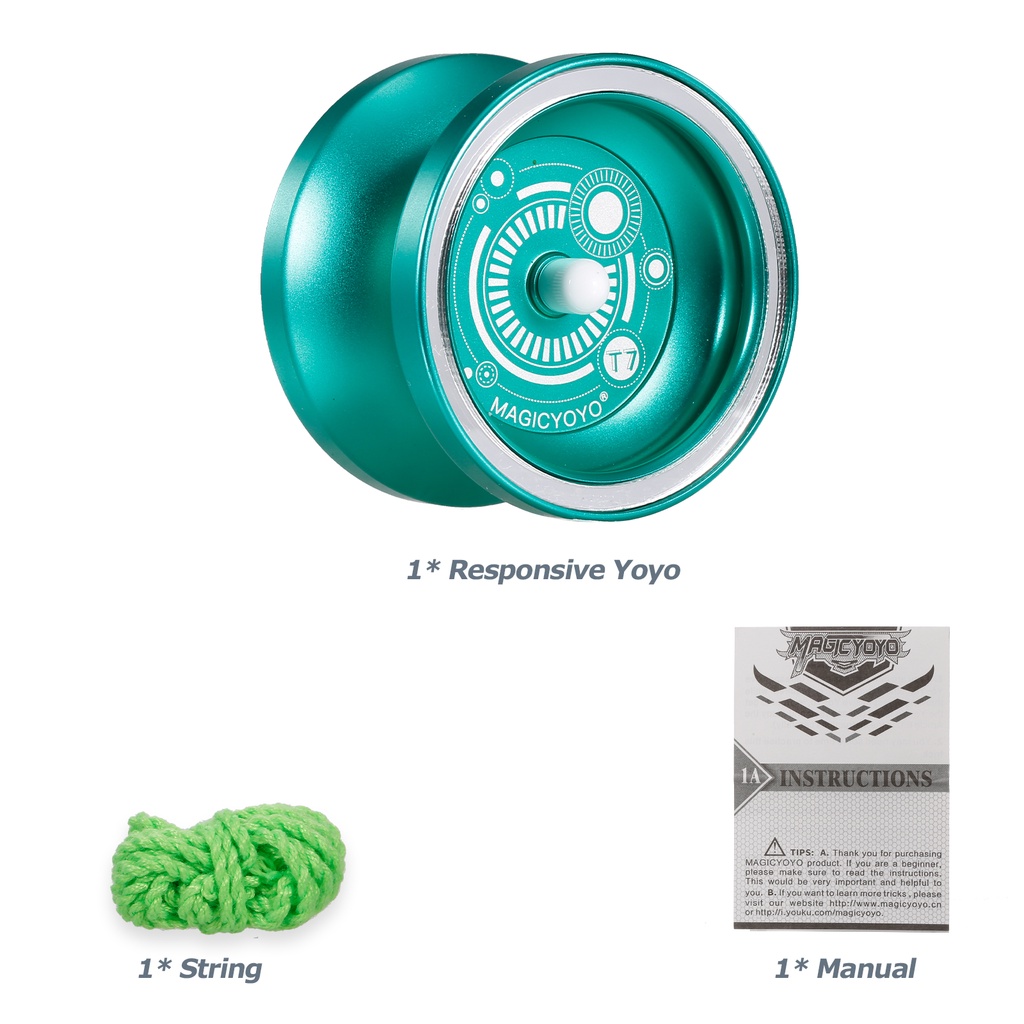 Yoyo MagicYoyo T7 Bằng Hợp Kim Nhôm Có Bạc Đạn Hẹp Cho Trẻ Em Mới Bắt Đầu