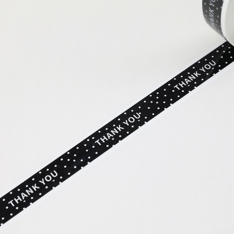 Băng keo dán nắp ly, băng keo thankyou 2 cm, băng keo dán nắp ly cafe trà sữa