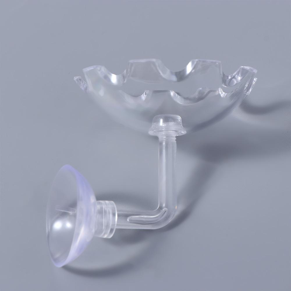 Khay Đựng Thức Ăn Cho Cá Ăn Không Độc Hại Kèm Cốc Hút Tiện Dụng