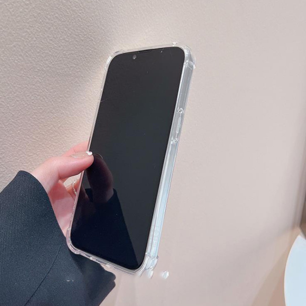 Ốp Điện Thoại TPU Mềm Chống Bụi Bẩn Chống Thấm Nước Gắn Gương Trang Điểm Thời Trang Cho IPhone 11 12 13 14 Pro Max