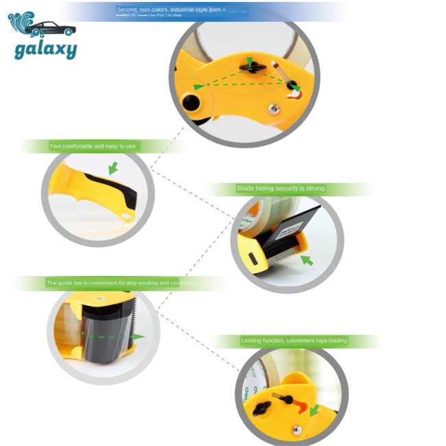 Galaxy Máy Cắt Băng Keo Dán Niêm Phong Chống Ăn Mòn Chịu Được Sức Nặng