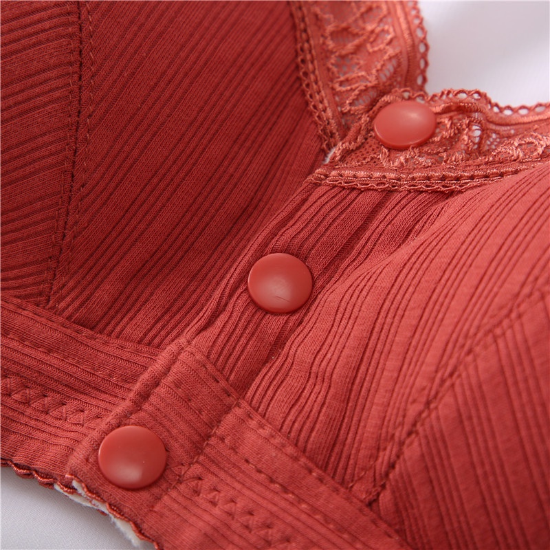 AOWEINISI Áo ngực bầu cotton đồ lót nữ 34-48 Kích thước