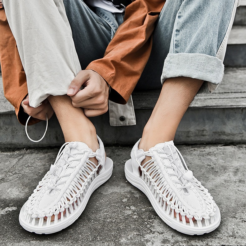 Giày Sandal Bad Under White A218