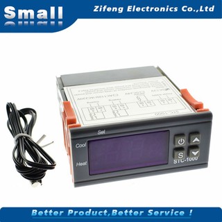 Bộ điều chỉnh nhiệt độ STC- 1000 có rơ le với cảm biến 1m 110~220vac 12v 24v10a chất lượng cao