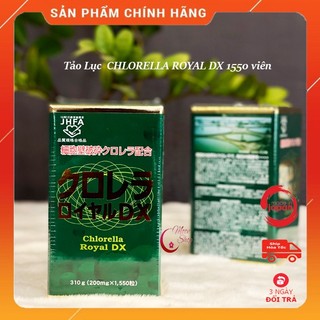 Tảo lục hoàng gia chlorella royal dx nội địa nhật lọ 1550 viên