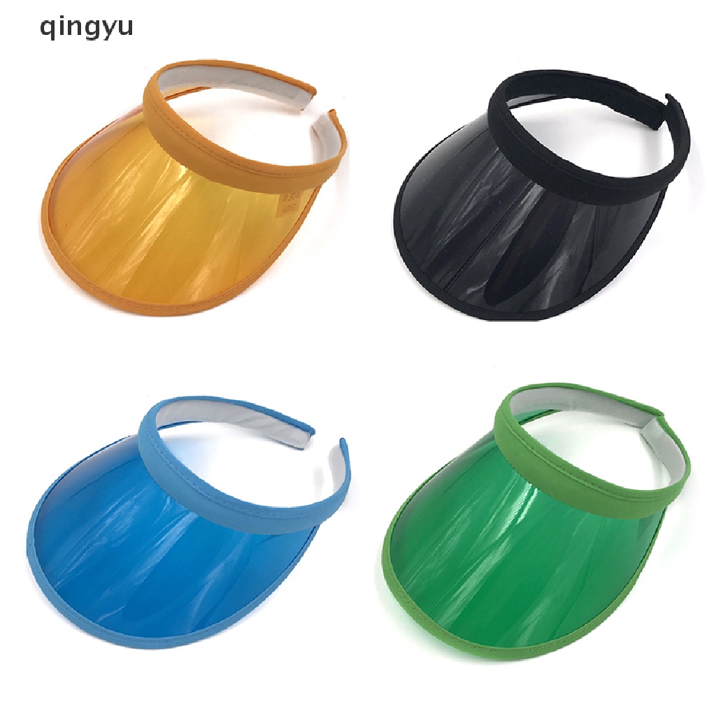 Mũ Lưỡi Trai Thể Thao Bằng Nhựa PVC Trong Suốt Chống Tia UV Mùa Hè Cho Nam Và Nữ