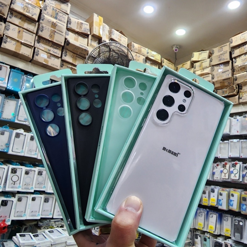 Samsung S23, Plus, Ultra, S22 Ultra_Ốp lưng Memumi lụa siêu mỏng 0,3mm nhám chống Vân tay cao cấp