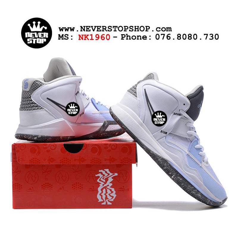 Giày bóng rổ nam KYRIE 8 TRẮNG cổ cao bản đẹp đế chống mòn chơi outdoor tốt  | NeverStopShop.com