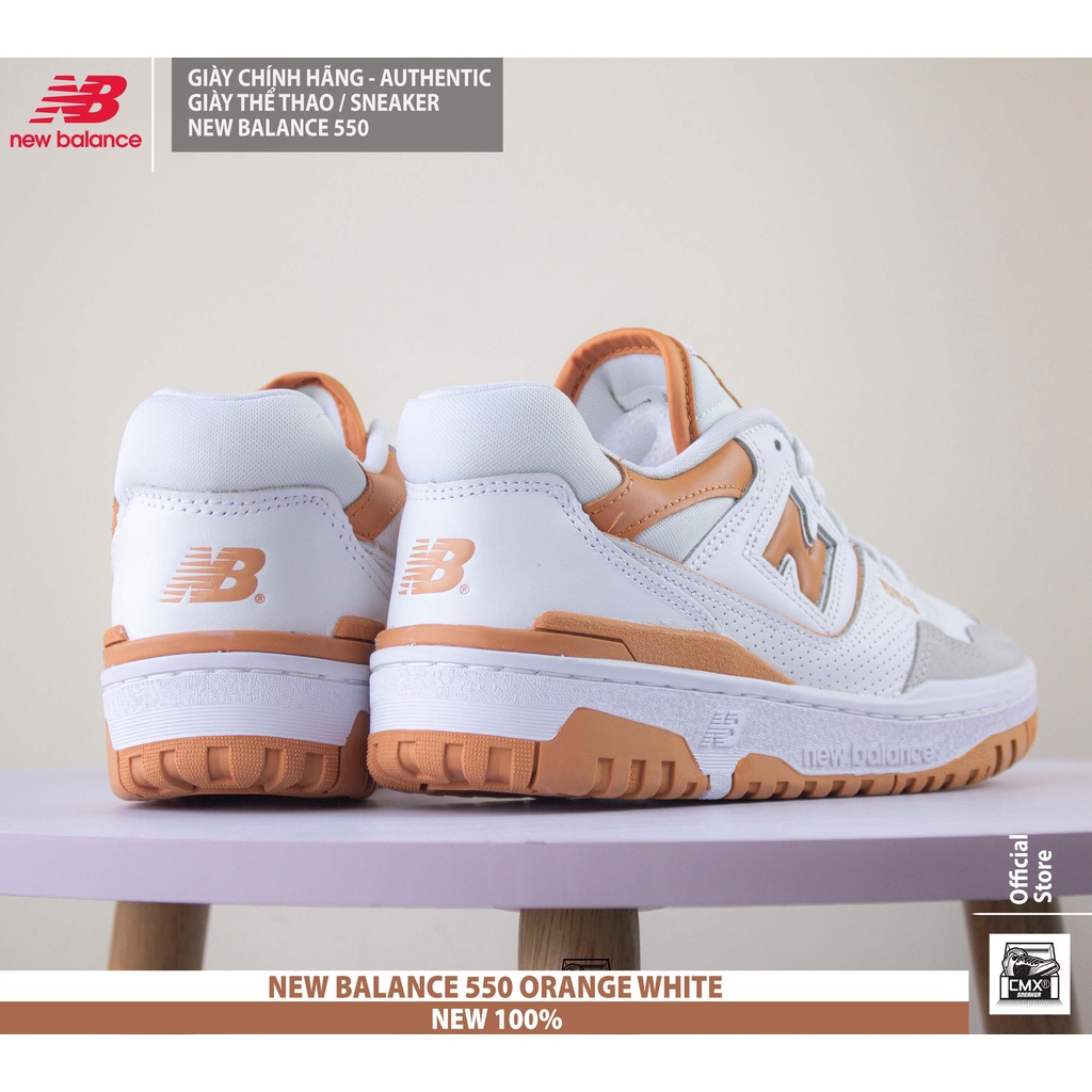 Giày New Balance 550 ORANGE WHITE - AUTHENTIC 100%