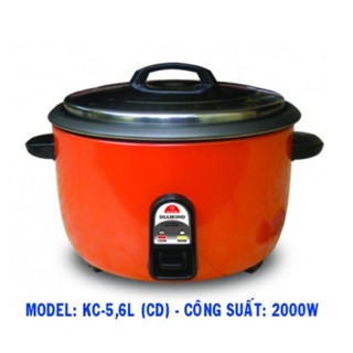 Nồi cơm điện công nghiệp kim cuong kc-5.6lr - 5.6lít - 2000w