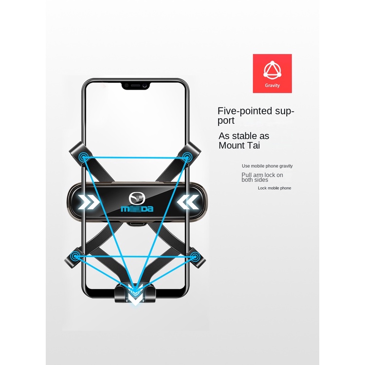 Mazda 3 mazda cx5 cx30  Khung Giữ Điện Thoại / Thiết Bị Định Vị Trang Trí Cho Xe Hơi mazda 3 2020-2023  mazda cx5 2017-2023  mazda cx30 2019-2023