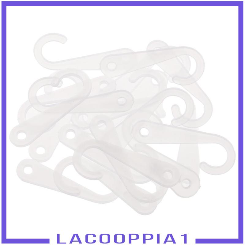 [Lacooppia1] 50 Móc Treo Chữ J Màu Trắng Trưng Bày Vớ Áo Thun