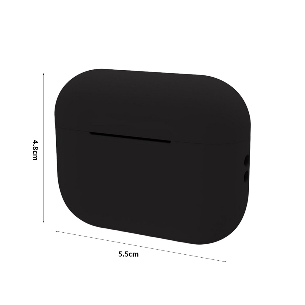 Vỏ bảo vệ hộp sạc tai nghe LENOVO sunflower silicon mềm không dây chống sốc chống rơi màu trơn thích hợp cho AirpodsPro2