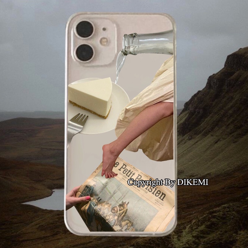 Ốp Điện Thoại silicone Mềm Trong Suốt In Hình Lọ Lem Hàn Quốc Cho iphone14 / 13promax / 14pro / 13 / 12 / 11