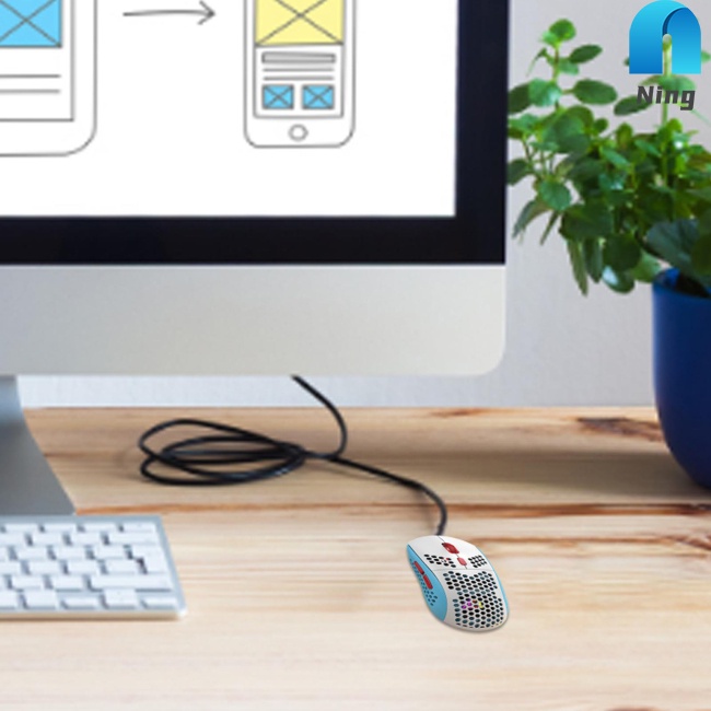 Chuột Chơi Game Có Dây M8 800-6400dpi Rgb Dành Cho Máy Tính Notebook