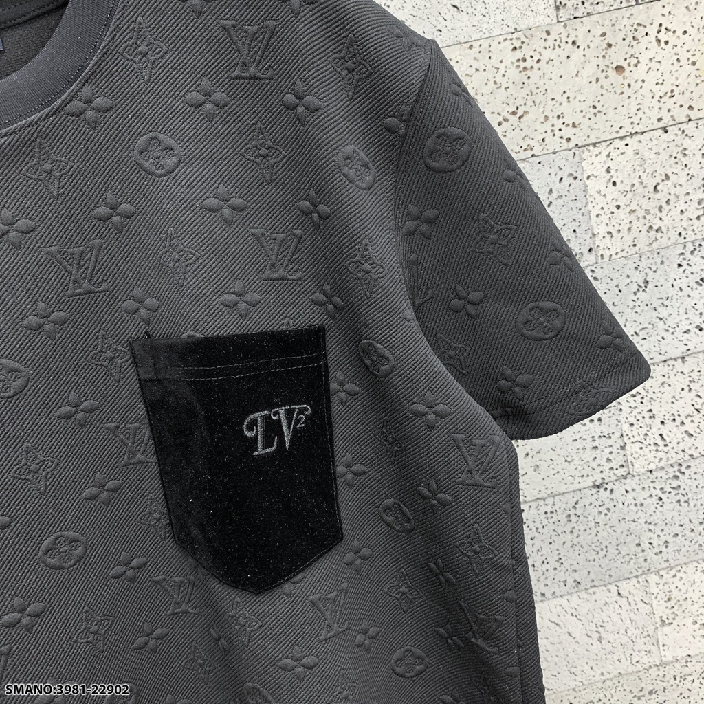 Áo Thun Tay Lỡ LV Túi NGỰC ❤ Áo Phông Cotton CAO CẤP Dày Dặn Nam Nữ.Fashion Class