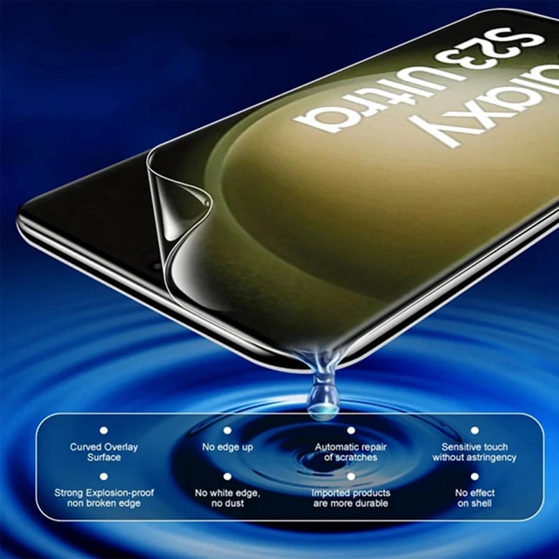 Dán cường lực dẻo Samsung S23 Ultra, S23, S23 Plus, S22, S22 Ultra, S21 Ultra, Note 20 Ultra full màn hình PPF Cao Cấp