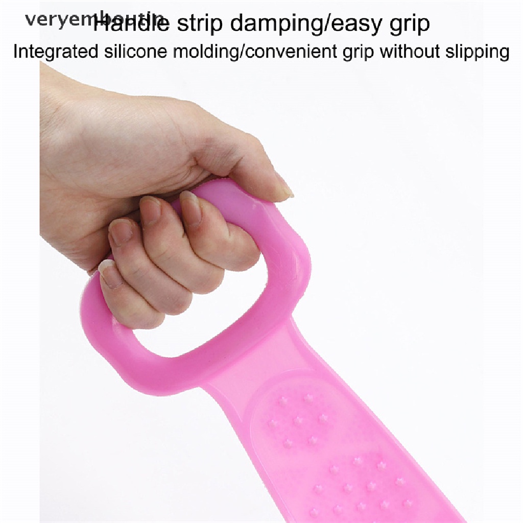 Dây Đai Silicon Mềm Dùng Cọ Rửa Cơ Thể Khi Tắm