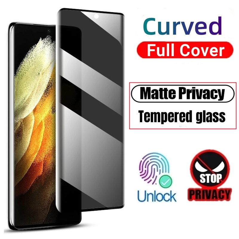 Kính Cường Lực HD Bảo Vệ Toàn Màn Hình Chống Nhìn Trộm Cho Samsung Galaxy S21 S23 S22 Ultra Plus Galaxy Note 20 Ultra