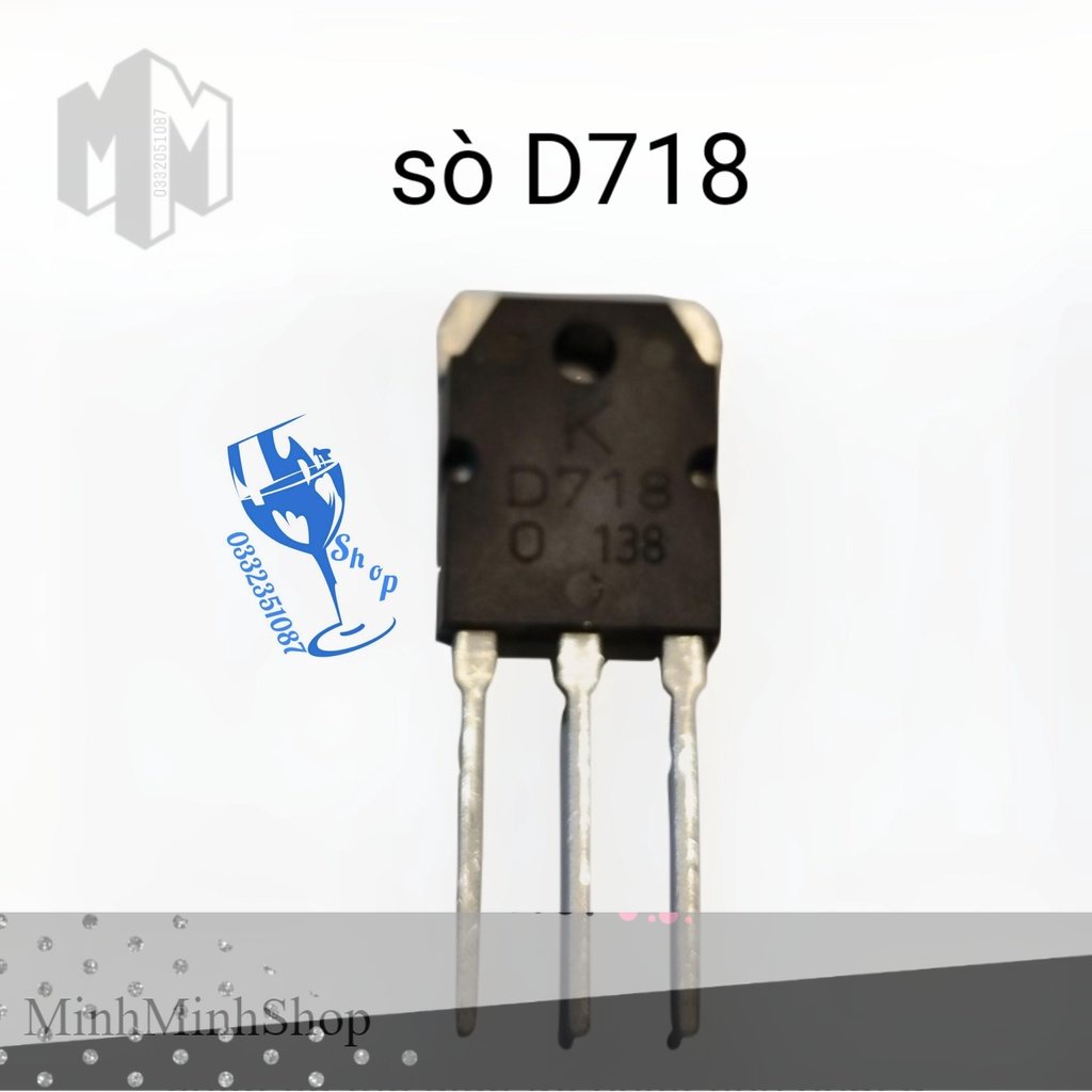 Sò Âm Thanh D718 TO-247 TRANS NPN 8A 120V Hàng Mới Tiện Lợi