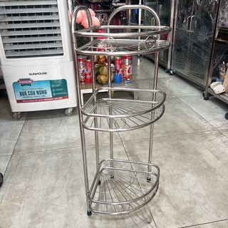Kệ góc nhà tắm - 1-2-3 tầng inox